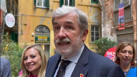 Sindaco Marco Bucci .